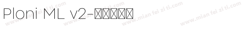 Ploni ML v2字体转换